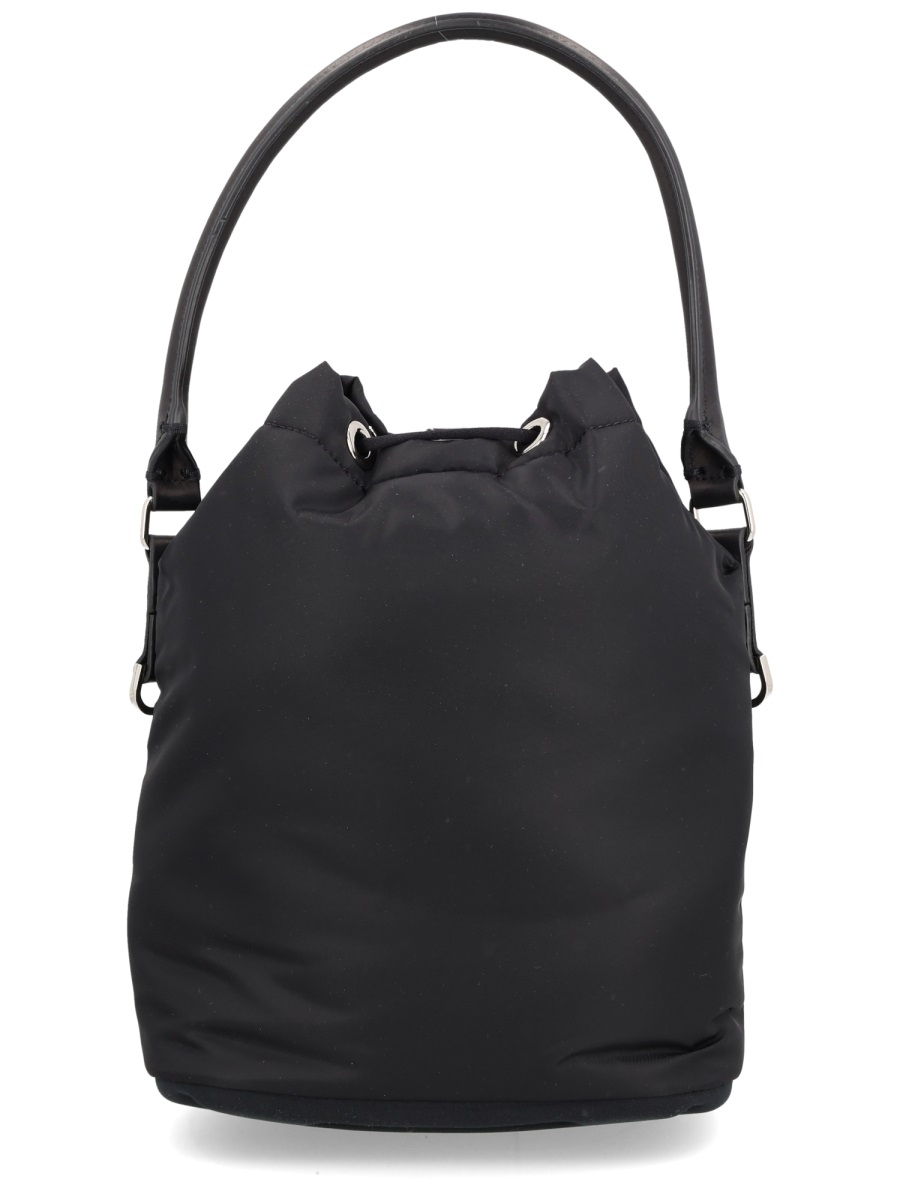 Premiata Mia Soft Drawstring Padded Bag Zwart