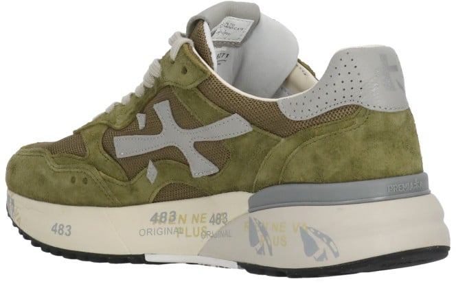 Premiata Sneakers Green Donkergroen