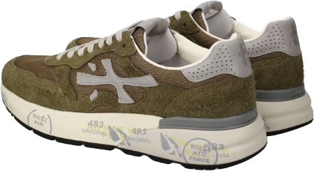 Premiata Sneakers Militare Donkergroen