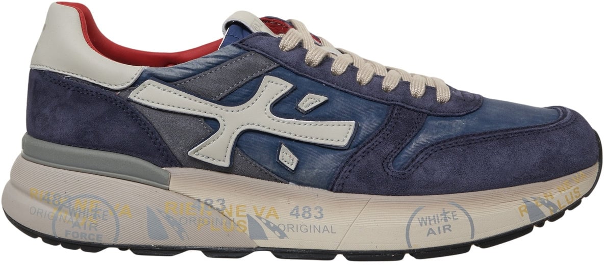 Premiata Sneakers 'Mick' Blauw