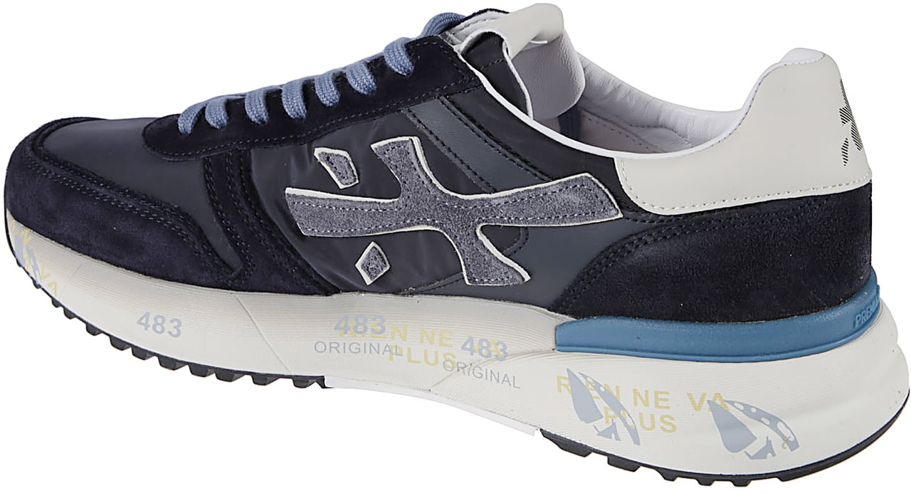 Premiata Mick Sneakers Blue Blauw