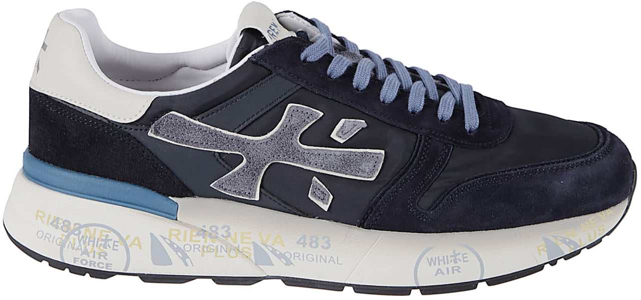 Premiata Mick Sneakers Blue Blauw