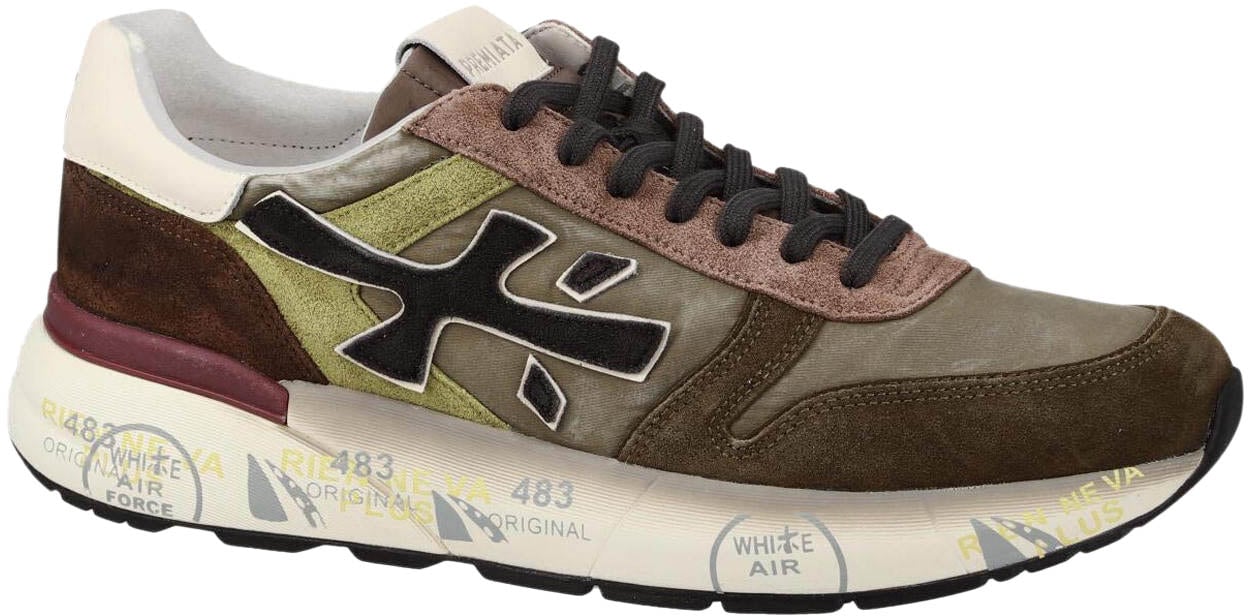Premiata Heren Mick Sneaker Groen Groen
