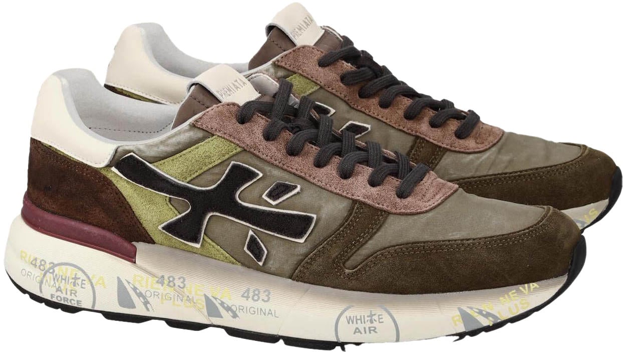 Premiata Heren Mick Sneaker Groen Groen