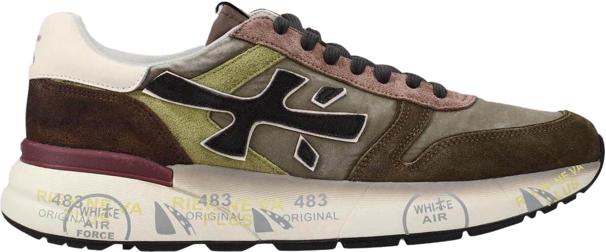 Premiata Heren Mick Sneaker Groen Groen