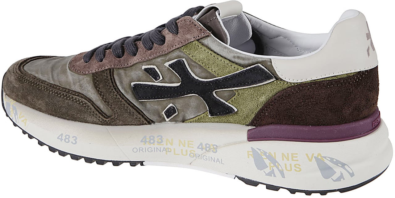 Premiata Mick Sneakers Green Groen