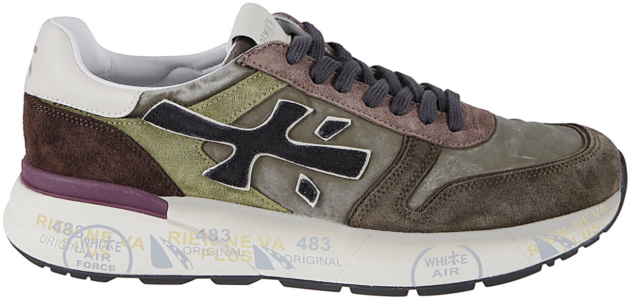Premiata Mick Sneakers Green Groen