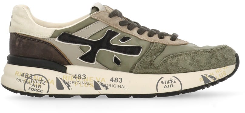 Premiata Sneakers Green Groen