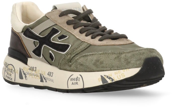Premiata Sneakers Green Groen