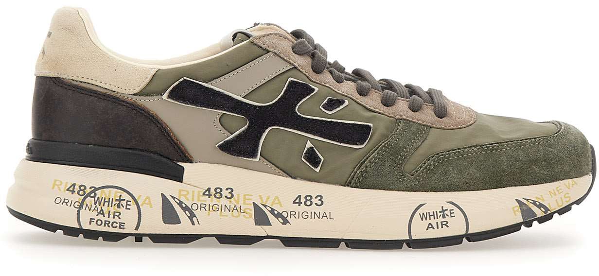 Premiata Sneakers Green Groen