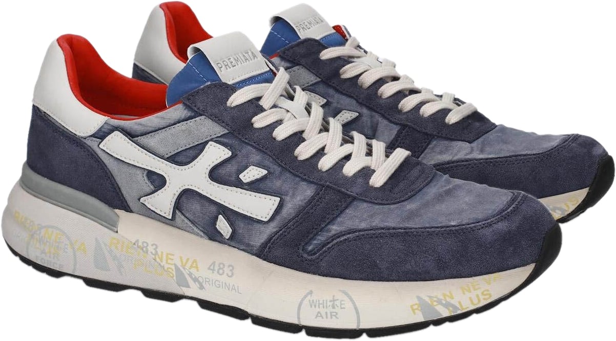 Premiata Heren Mick Blauw