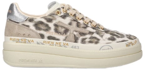 Premiata Sneakers Brown Beige