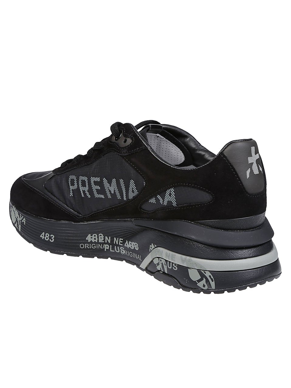 Premiata Moerun Sneakers Black Zwart