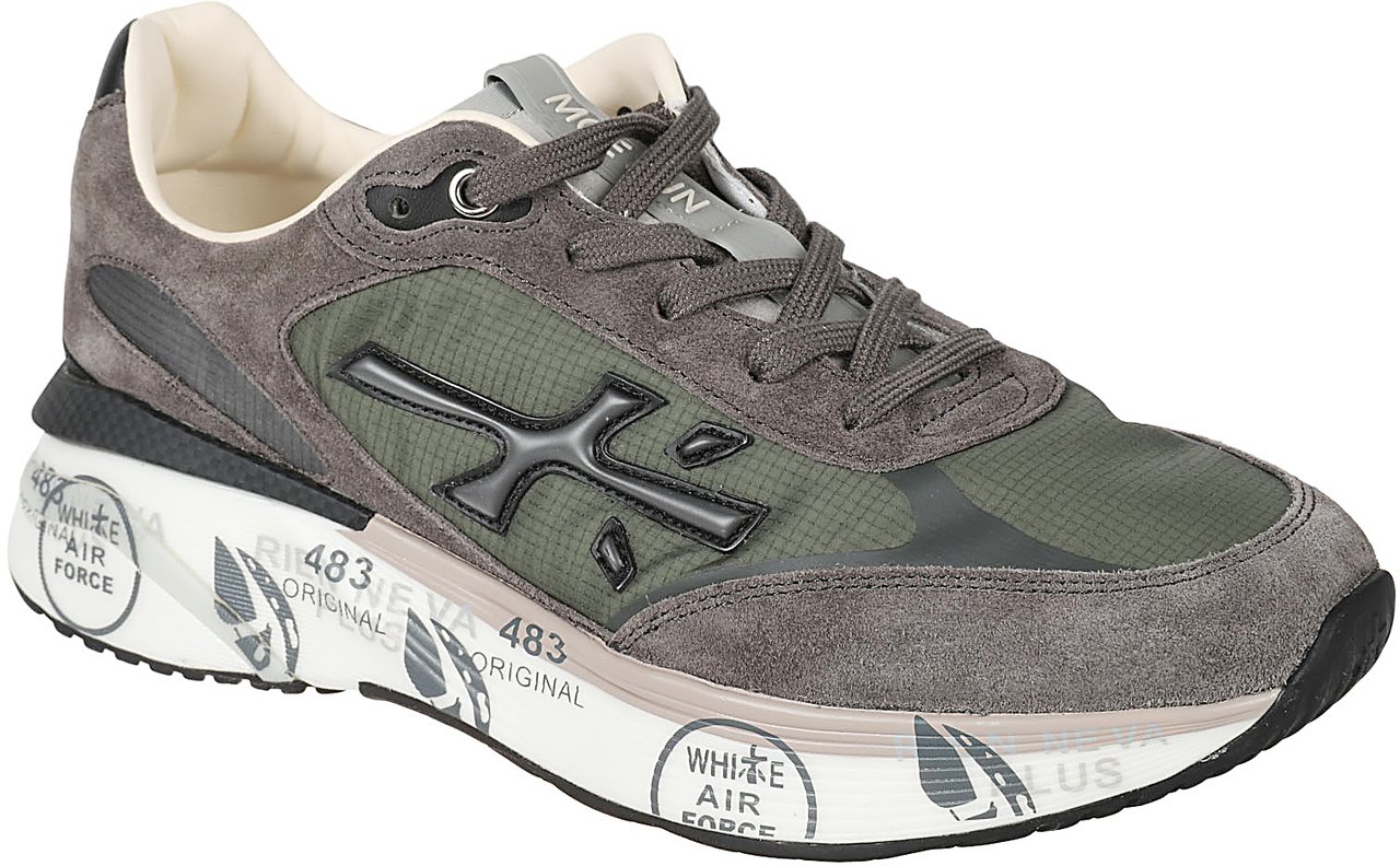 Premiata Moerun Sneakers Grey Grijs