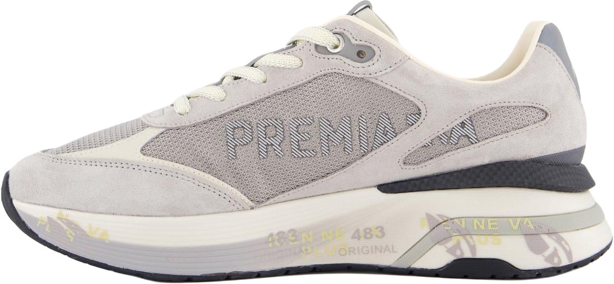 Premiata Heren Moerun Sneaker Grijs Grijs