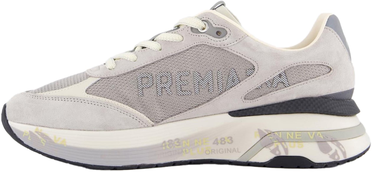 Premiata Heren Moerun Sneaker Grijs Grijs
