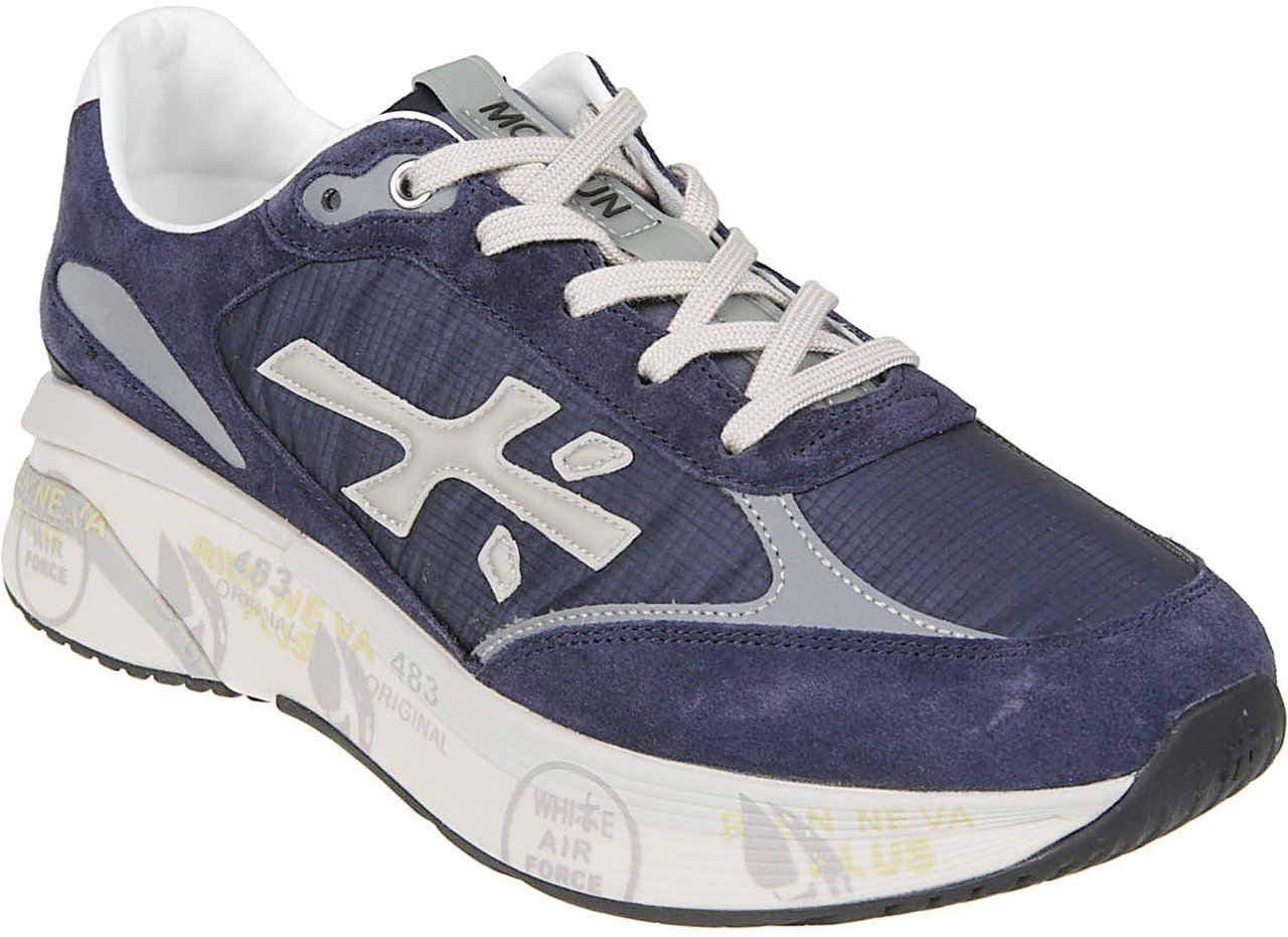 Premiata Moerun Sneakers Blue Blauw