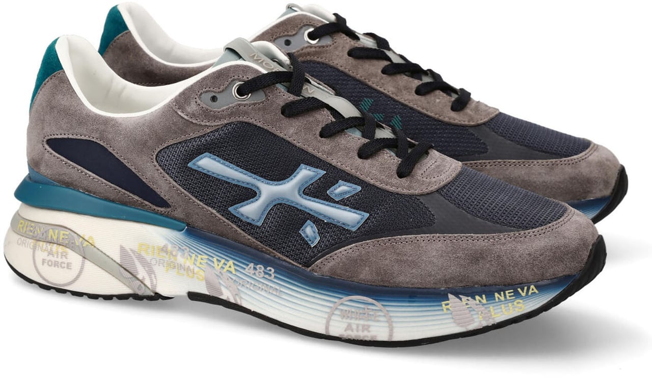 Premiata Sneakers Grey Grijs