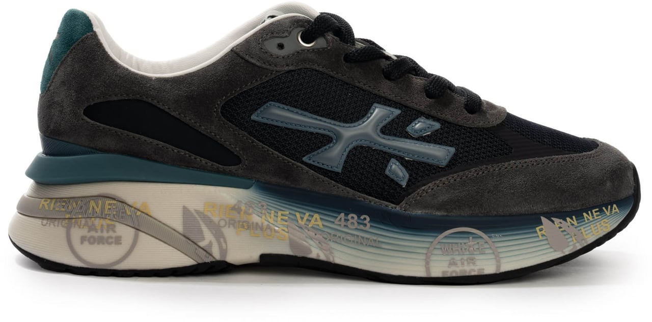 Premiata Sneakers Greyblue Blauw