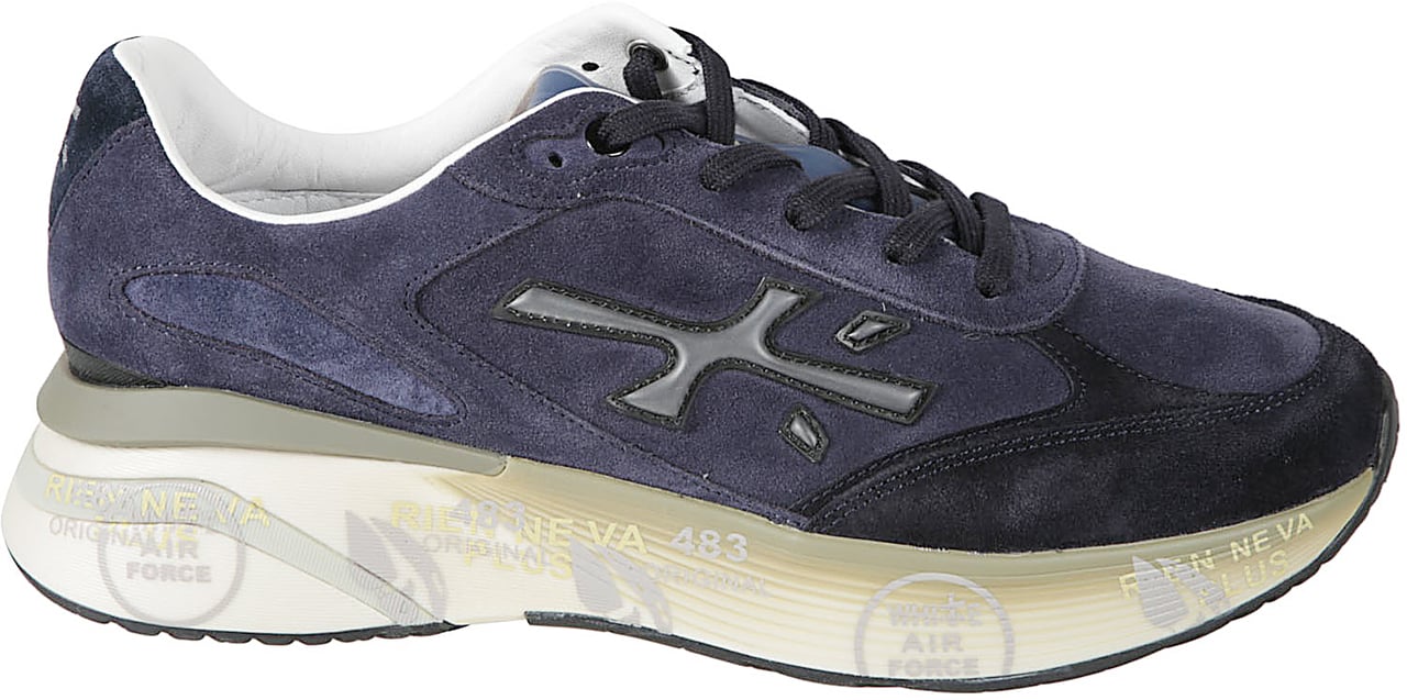Premiata Moerun Sneakers Blue Blauw
