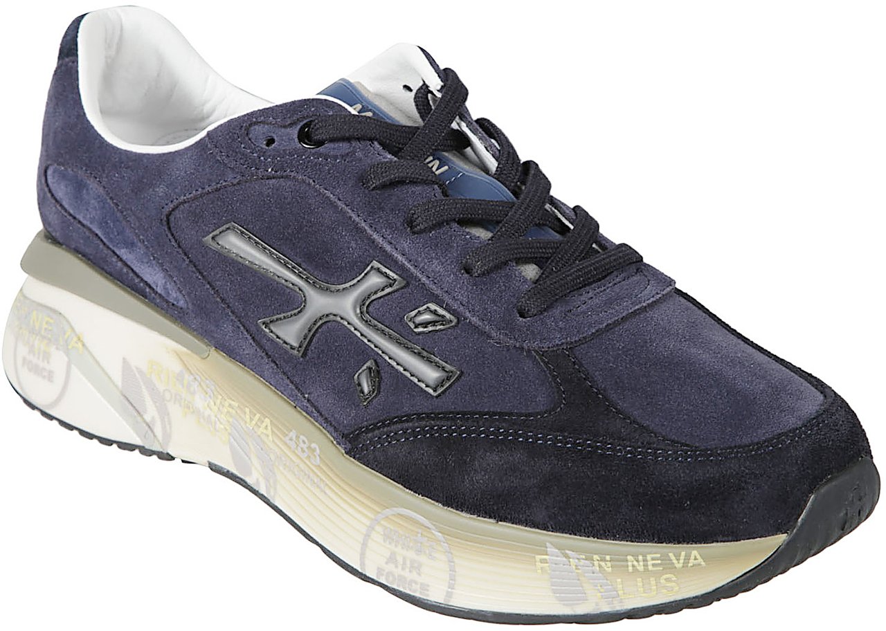 Premiata Moerun Sneakers Blue Blauw
