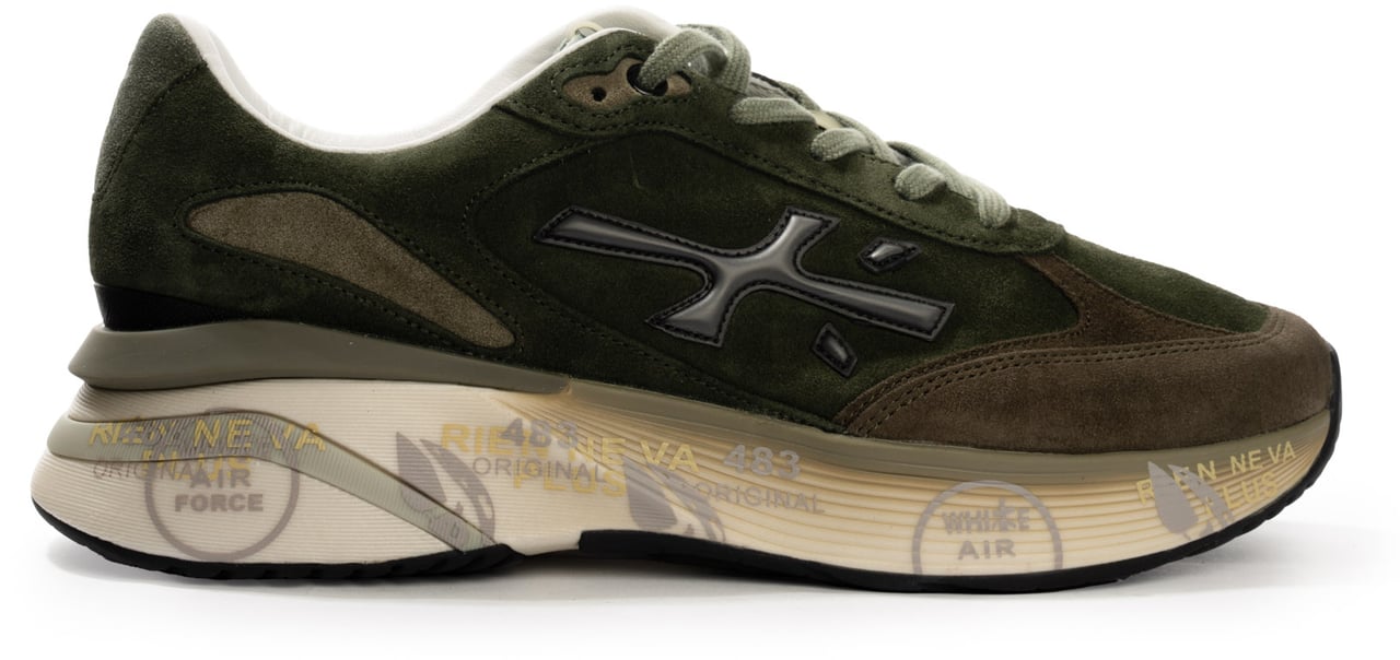 Premiata Sneakers Military Green Groen