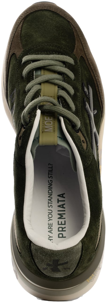 Premiata Sneakers Military Green Groen