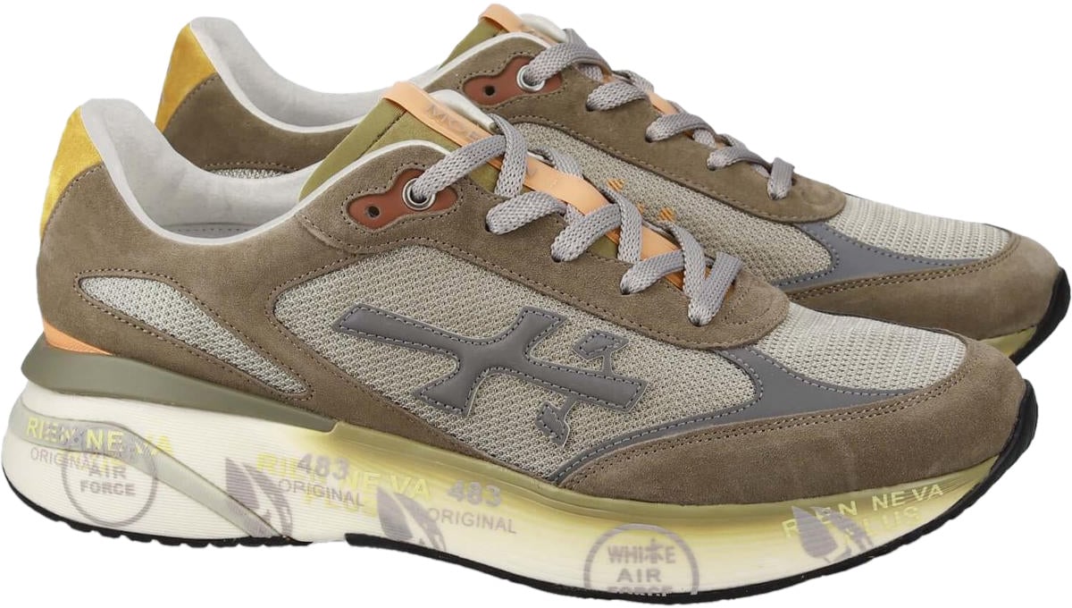 Premiata Heren Moerun Sneaker Groen Groen