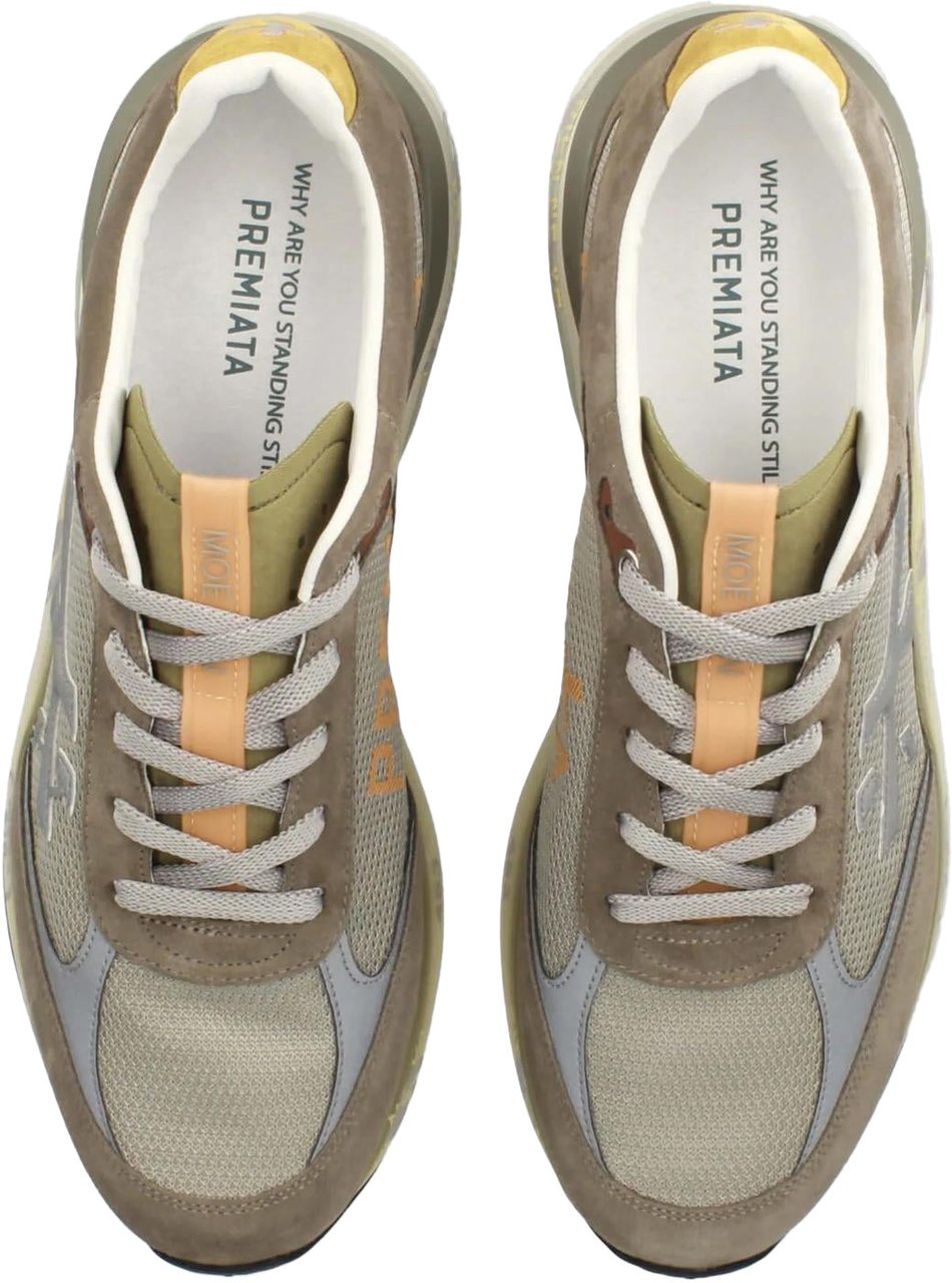 Premiata Heren Moerun Sneaker Groen Groen