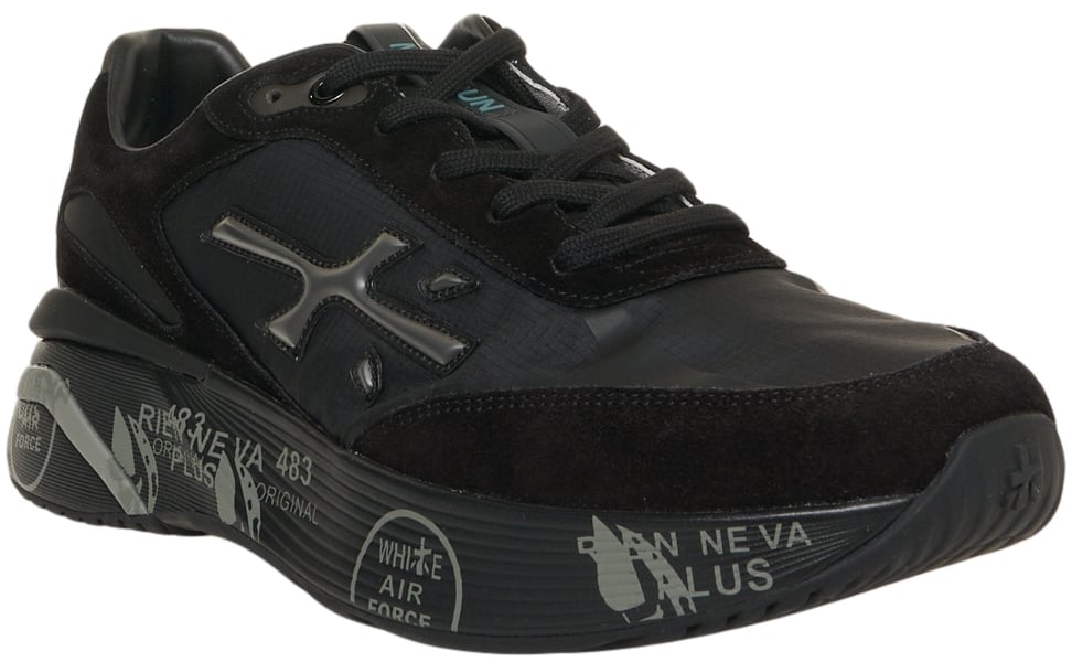 Premiata Sneakers 'Moerun' Zwart