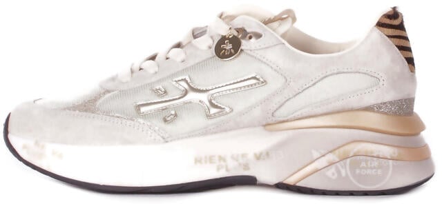 Premiata Sneakers Cream Wit