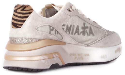 Premiata Sneakers Cream Wit