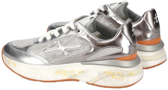 Premiata Sneakers Silver Zilver