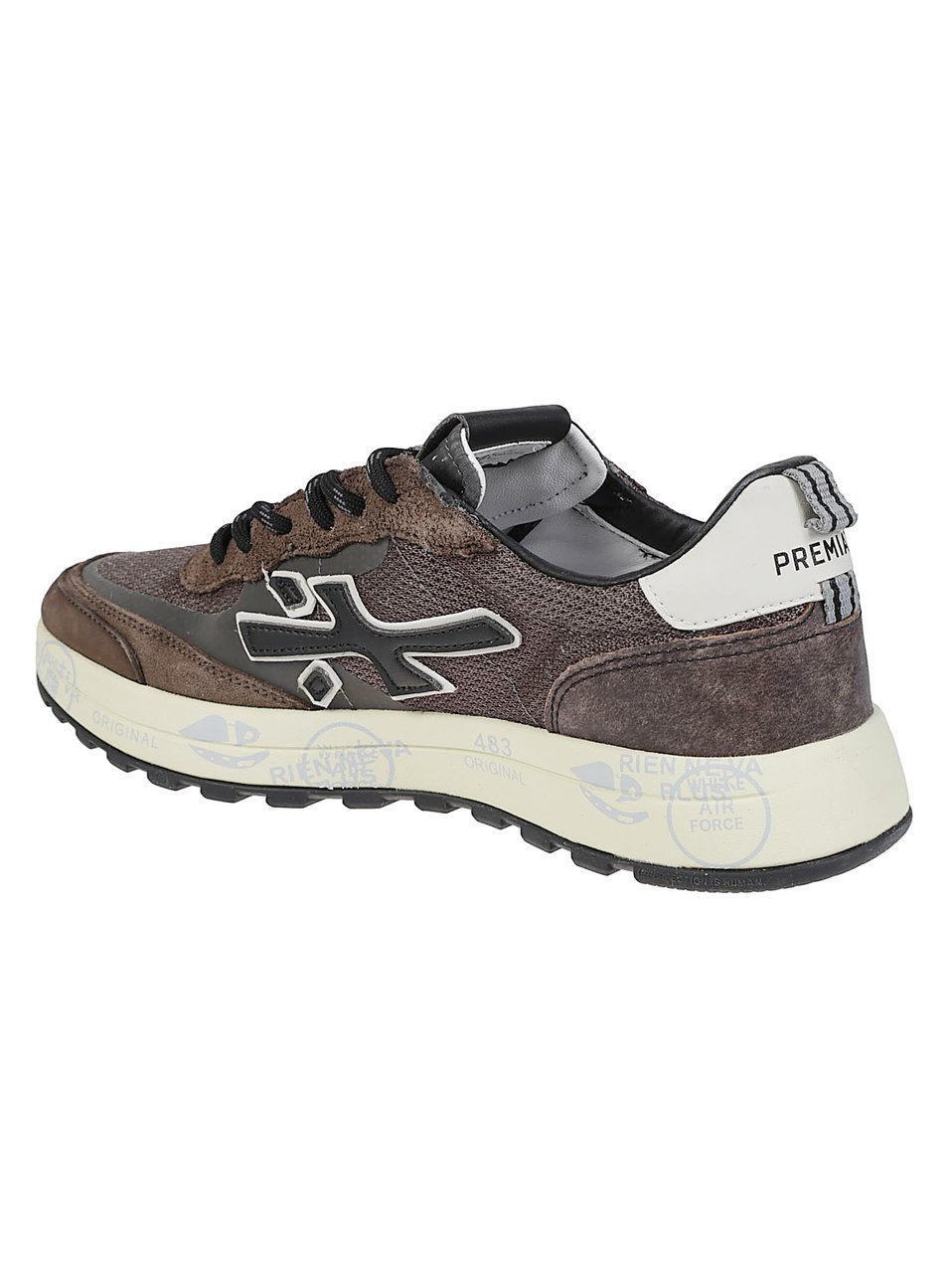 Premiata Nous Sneakers Grey Grijs