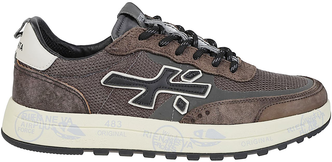 Premiata Nous Sneakers Grey Grijs