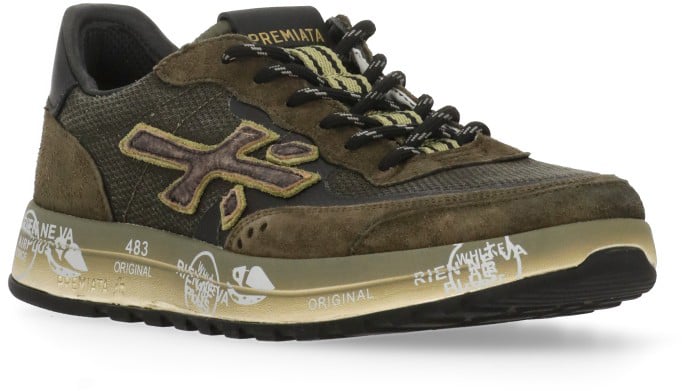Premiata Sneakers Green Groen