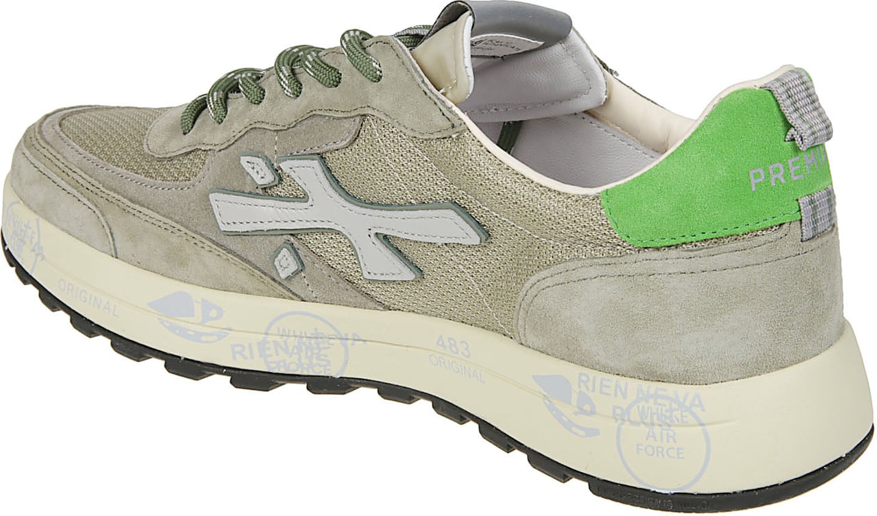 Premiata Nous Sneakers Green Groen