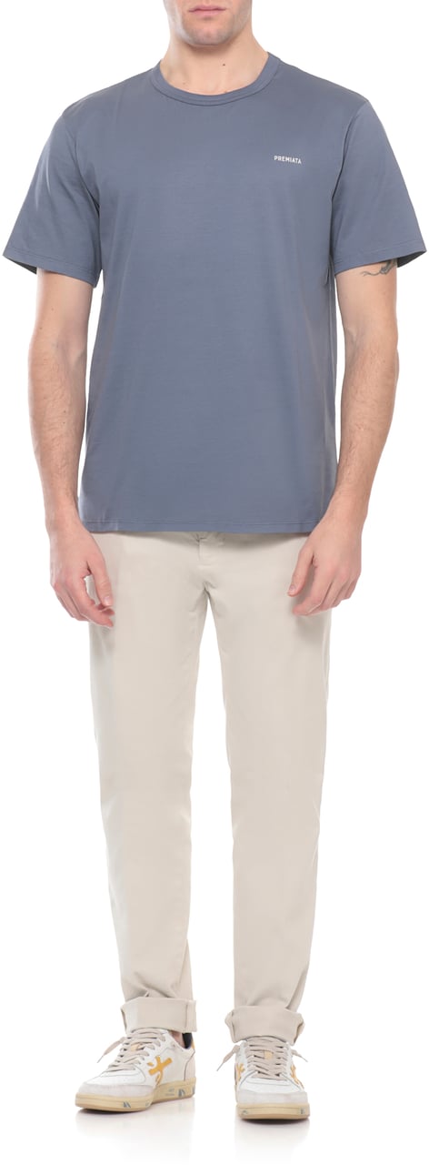 Premiata T-Shirts And Polos Blue Blauw