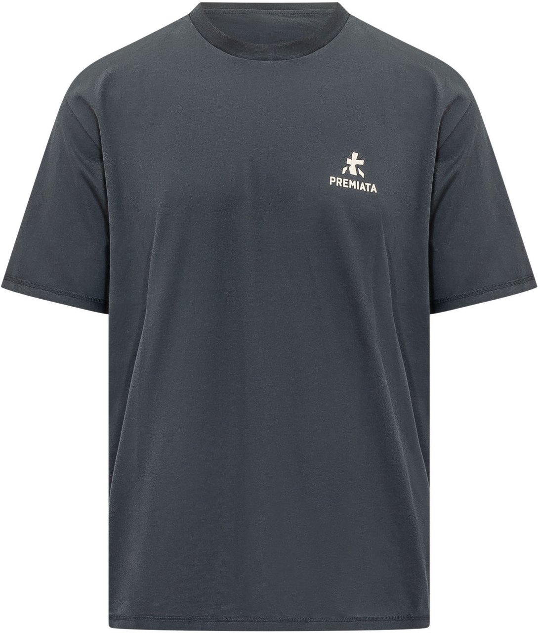 Premiata T-shirt con Logo Donkergrijs