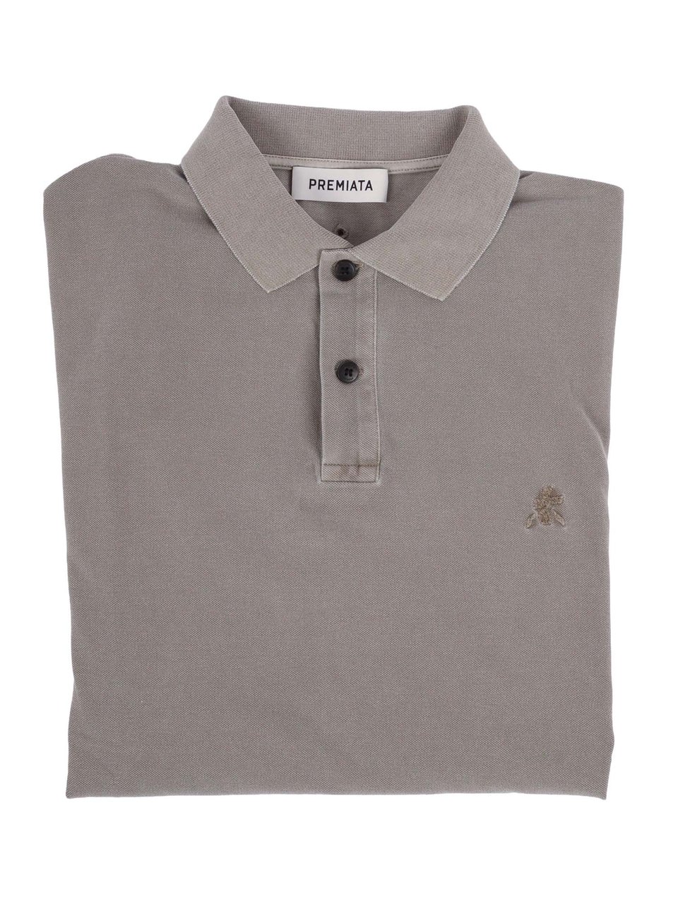 Premiata Green Jersey Dunito Polo Shirt Grijs