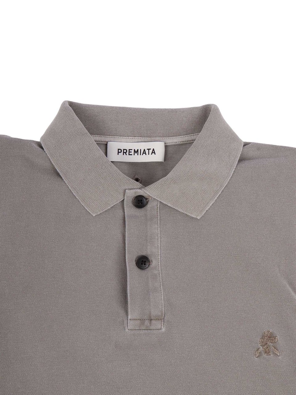 Premiata Green Jersey Dunito Polo Shirt Grijs
