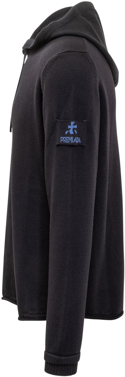 Premiata Premiata Maglia con Cappuccio Blauw