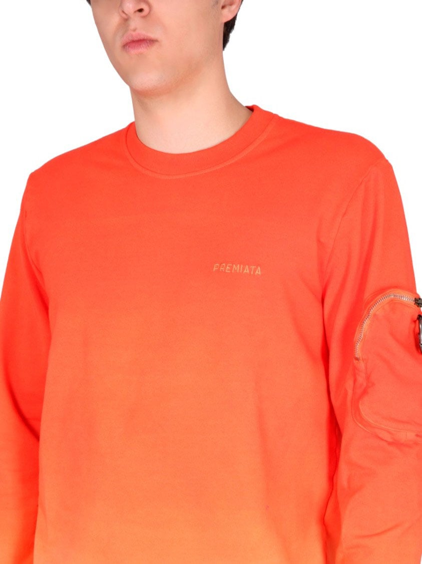 Premiata Cross-Neck Sweatshirt Oranje