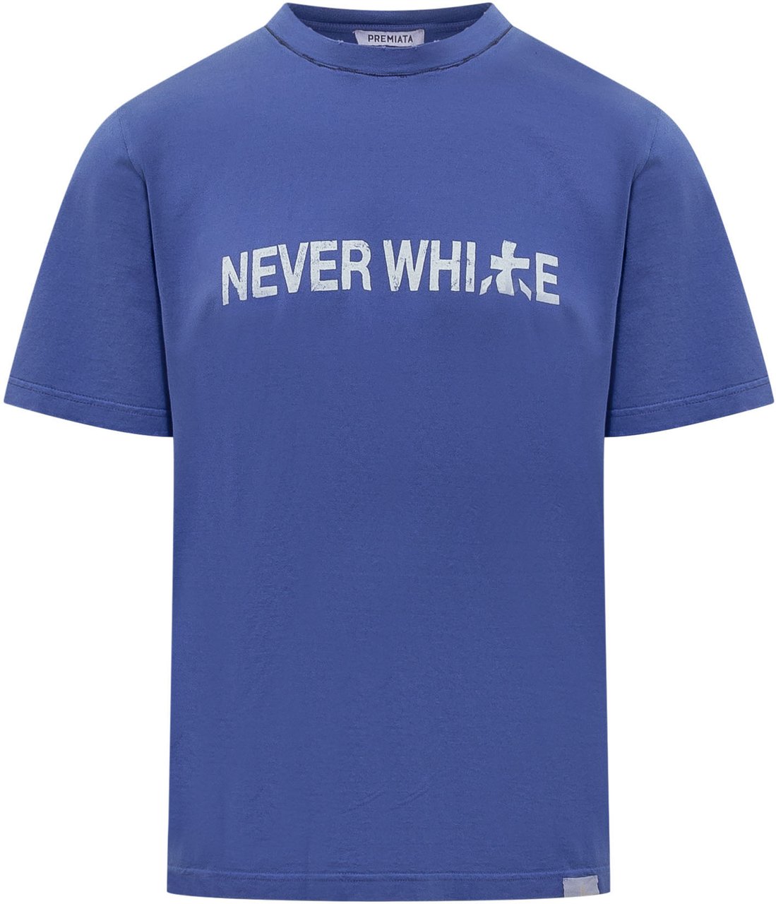 Premiata T-Shirt con Stampa Blauw