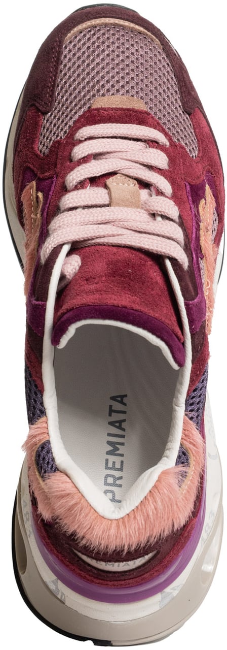 Premiata Sneakers Burgundyrose Rood