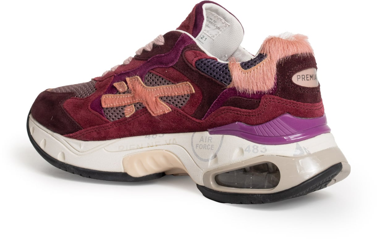 Premiata Sneakers Burgundyrose Rood