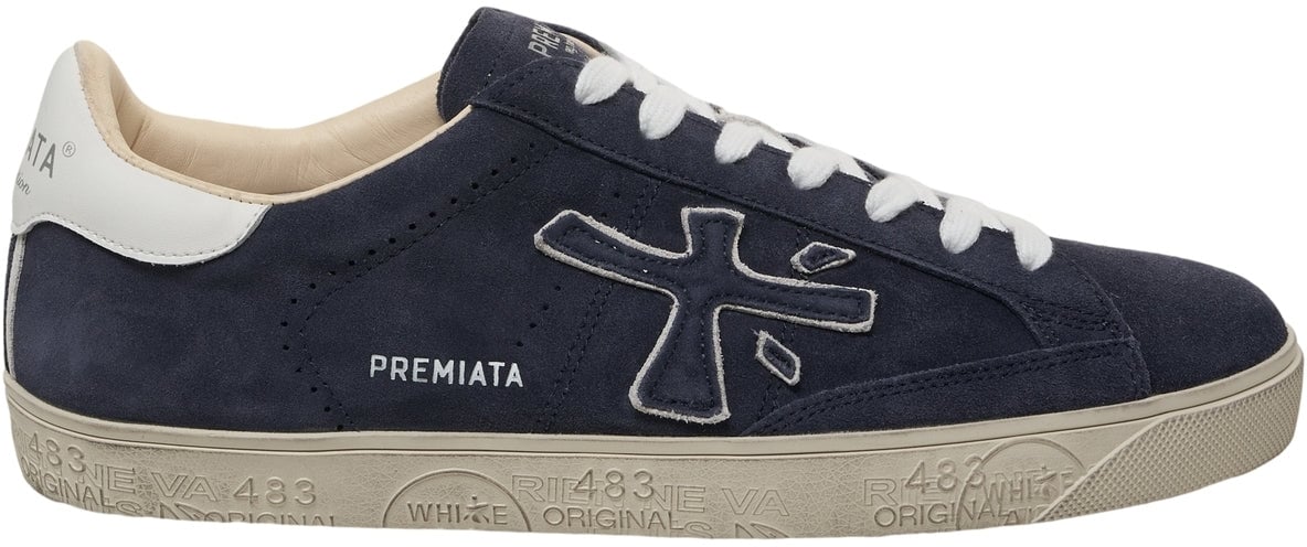 Premiata Sneakers 'Steven' Blauw