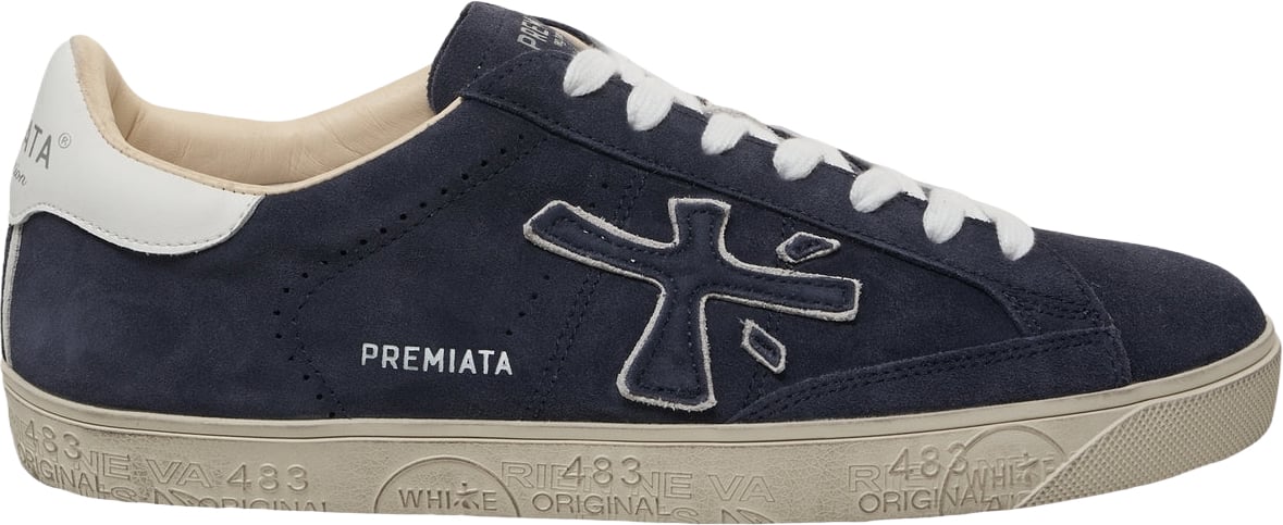 Premiata Sneakers 'Steven' Blauw