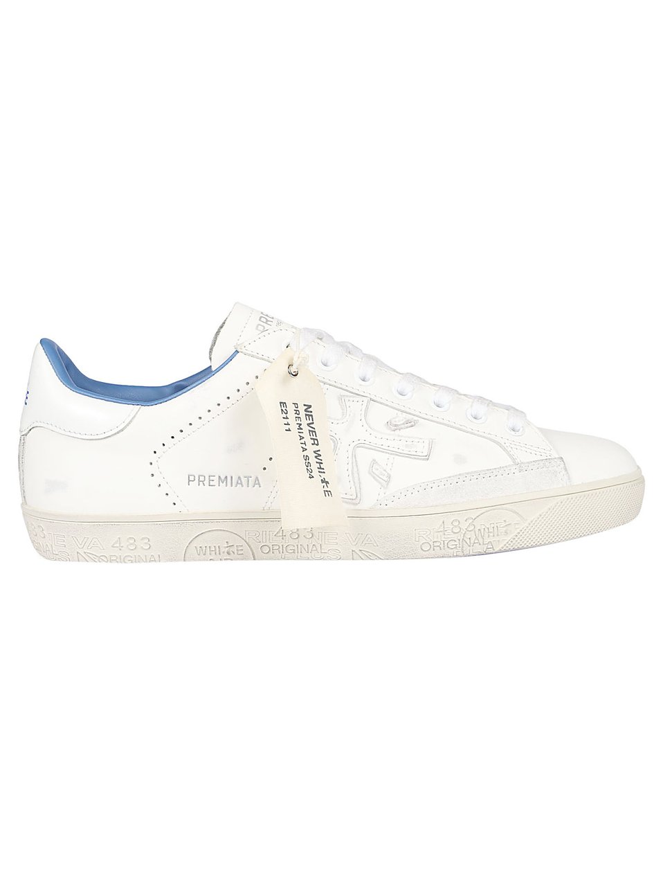 Premiata Steven Sneakers White Wit