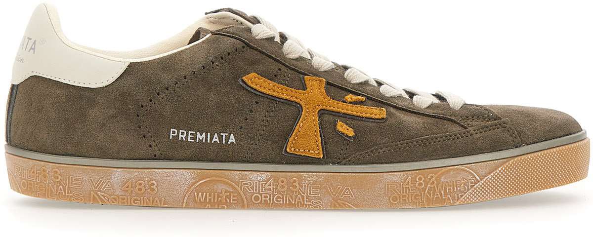 Premiata Sneakers Green Groen
